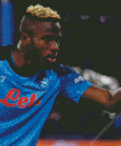 Nigerian Footballer Victor Osimhen Diamond Painting