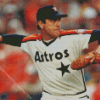 Nolan Ryan Baseball Pitcher Diamond Painting