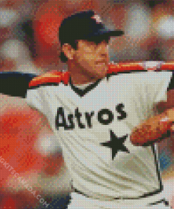 Nolan Ryan Baseball Pitcher Diamond Painting