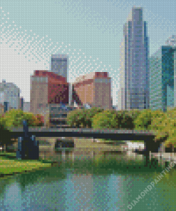 Omaha City in Nebraska Diamond Painting