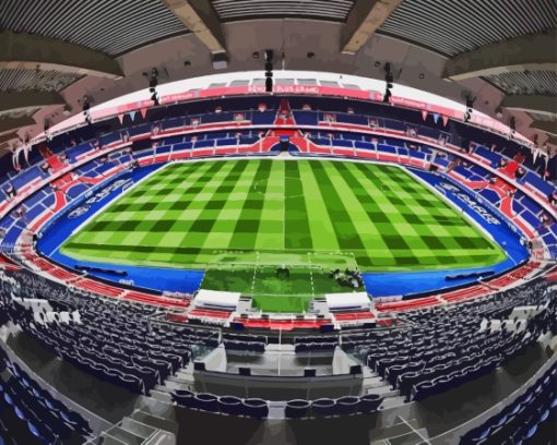 Paris Saint Germain Stadium Diamond Painting