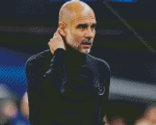 Pep Guardiola Football Manager Diamond Painting