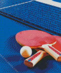 Ping Pong Tennis Table Diamond Painting