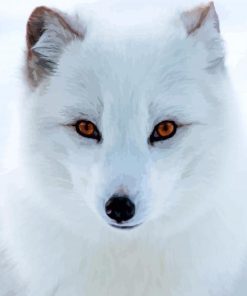 Polar Fox Art Diamond Painting