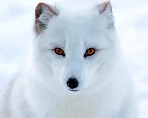 Polar Fox Art Diamond Painting