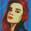 Pop Art Hailee Steinfeld Diamond Painting