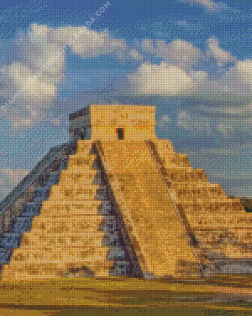 Pyramid of Kukulcan El Castillo Diamond Painting