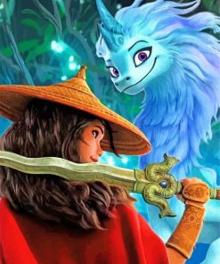 Raya and The Last Dragon Disney Diamond Painting