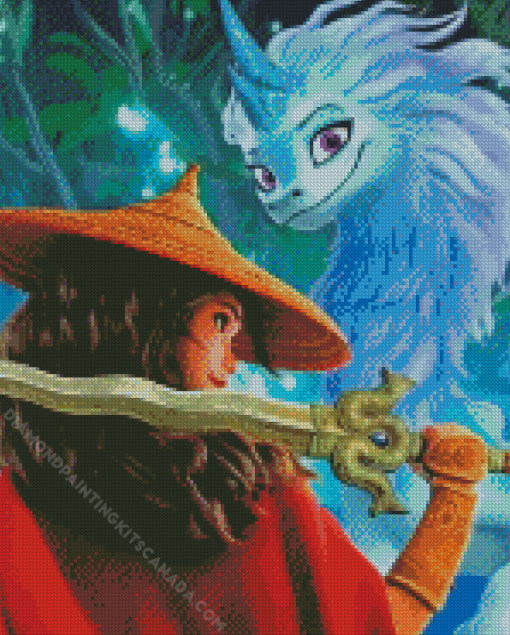 Raya and The Last Dragon Disney Diamond Painting