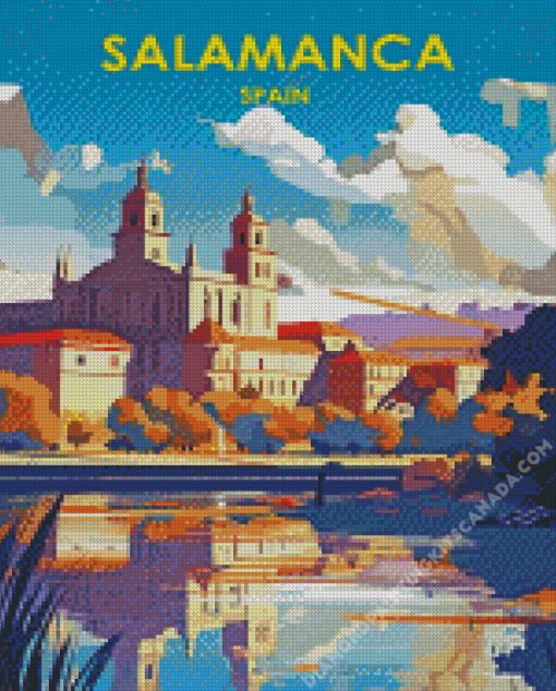 Salamanca City Spain Poster Diamond Painting