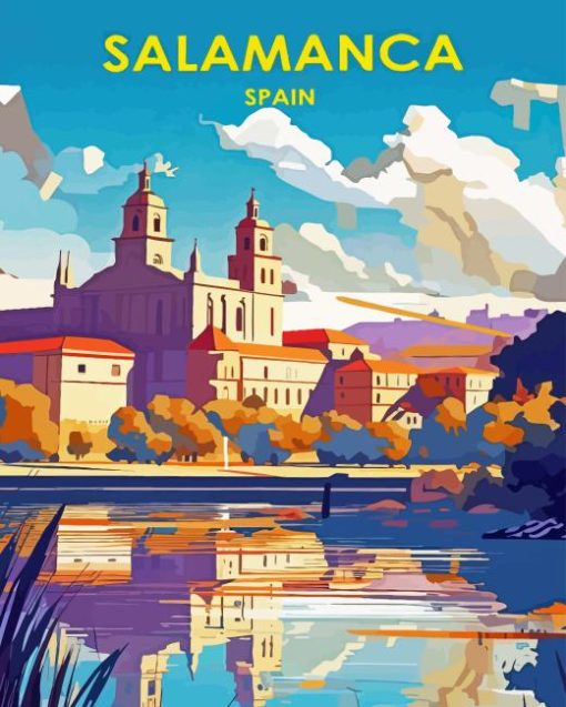 Salamanca City Spain Poster Diamond Painting