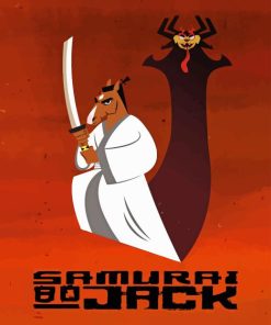 Samurai Bojack Poster Diamond Painting