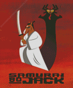 Samurai Bojack Poster Diamond Painting