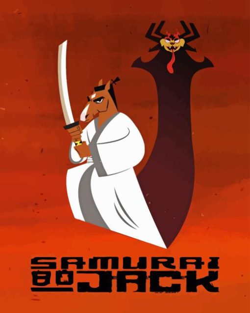 Samurai Bojack Poster Diamond Painting