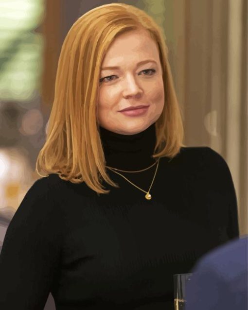 Sarah Snook in Succession Diamond Painting