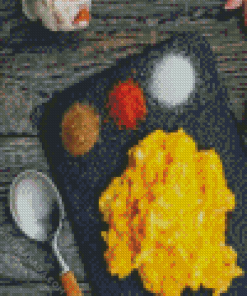 Scrambled Egg with Spices Diamond Painting