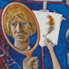 Self Portrait In Studio Brett Whiteley Diamond Painting