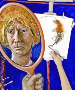 Self Portrait In Studio Brett Whiteley Diamond Painting