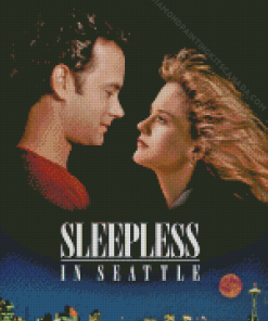 Sleepless in Seattle Poster Diamond Painting