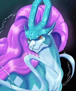 Suicune Anime Diamond Painting