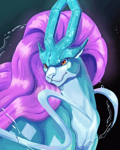 Suicune Anime Diamond Painting