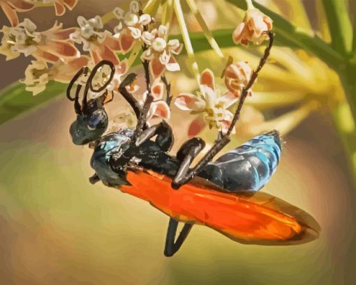 Tarantula Hawk Diamond Painting