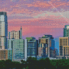 Texas Austin Skyline Diamond Painting