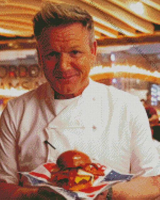 The Chef Gordon Ramsay Diamond Painting