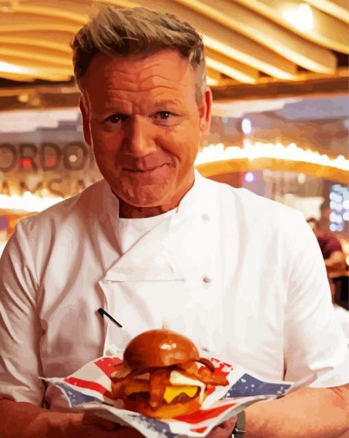 The Chef Gordon Ramsay Diamond Painting