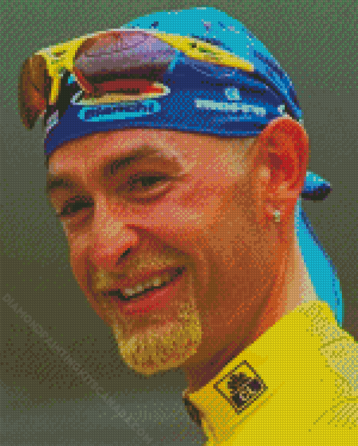 The Cyclist Marco Pantani Diamond Painting