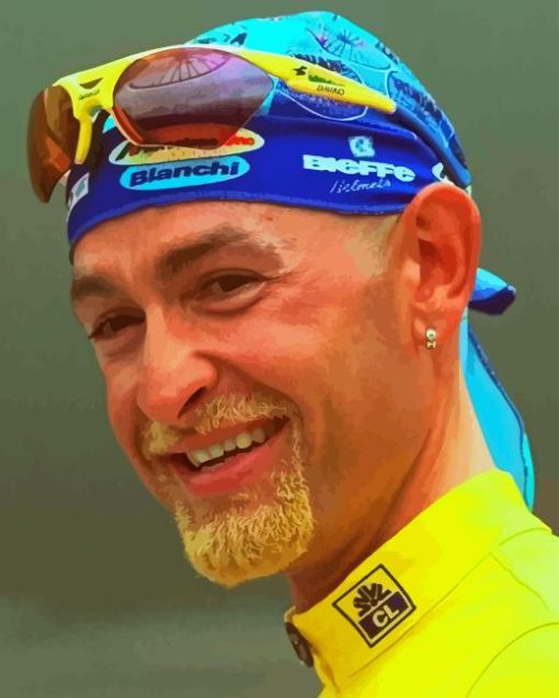 The Cyclist Marco Pantani Diamond Painting