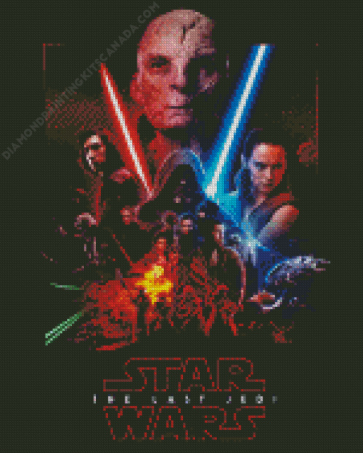 The Last Jedi Poster Diamond Painting