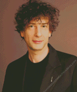 The Writer Gaiman Diamond Painting