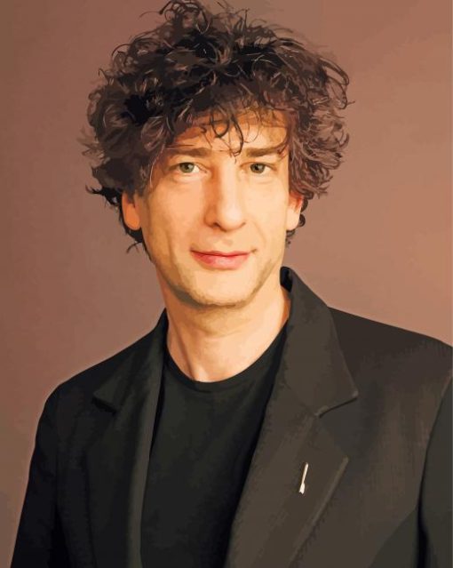 The Writer Gaiman Diamond Painting