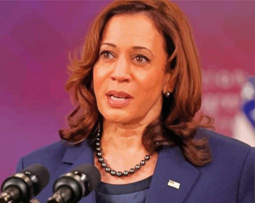 USA Vice President Kamala Harris Diamond Painting