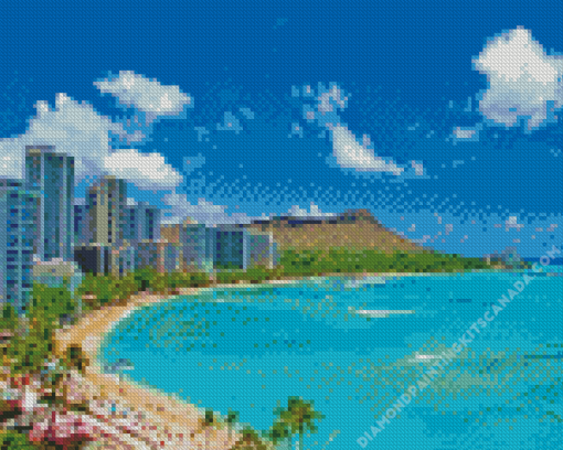 Waikiki Hawaii Diamond Painting