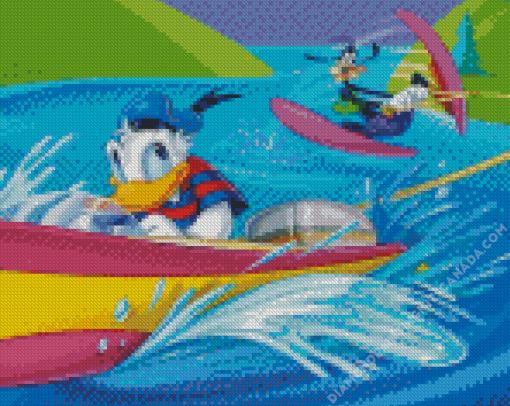 Water Skiing Diamond Painting