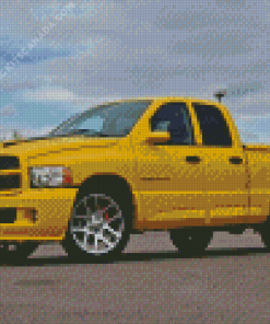 Yellow Truck Diamond Painting