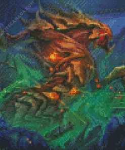 Zerg Starcraft Game Character Diamond Painting