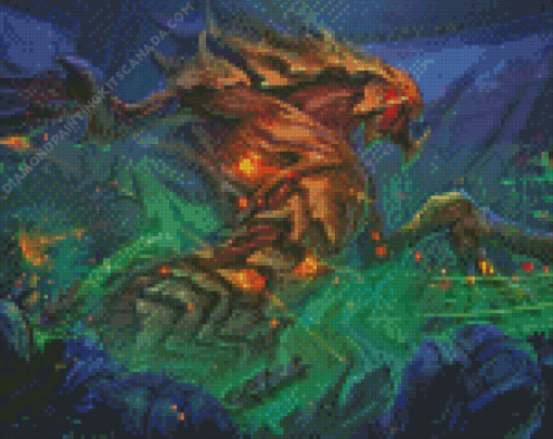 Zerg Starcraft Game Character Diamond Painting