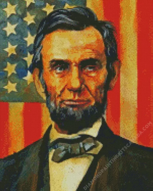 Abraham Lincoln Diamond Painting