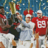 Alabama Crimson Tide With Trophy Diamond Painting