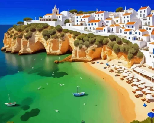 Algarve Albufeira Diamond Painting