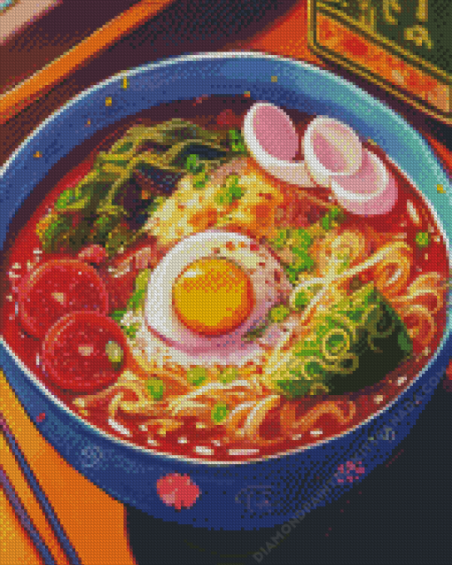 Anime Korean Food Diamond Painting