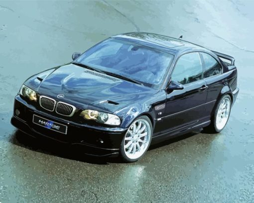 BMW e49 Black Car Diamond Painting