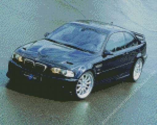 BMW e49 Black Car Diamond Painting