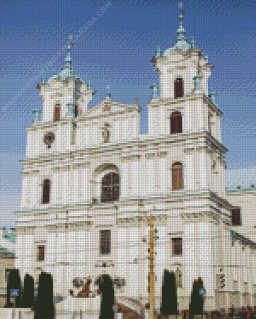 Belarus St Francis Xavier Cathedral Diamond Painting