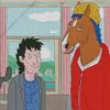 Bojack and Todd Diamond Painting