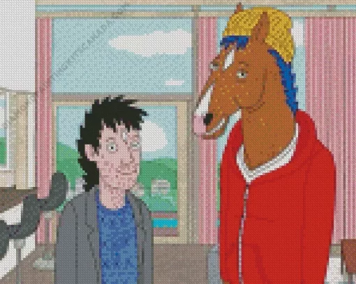 Bojack and Todd Diamond Painting