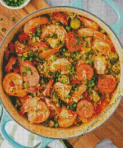 Cajun Jambalaya Diamond Painting